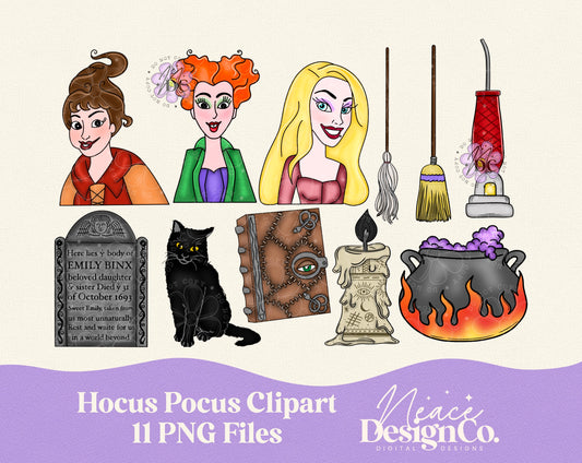 Hocus Pocus Digital Clip Art