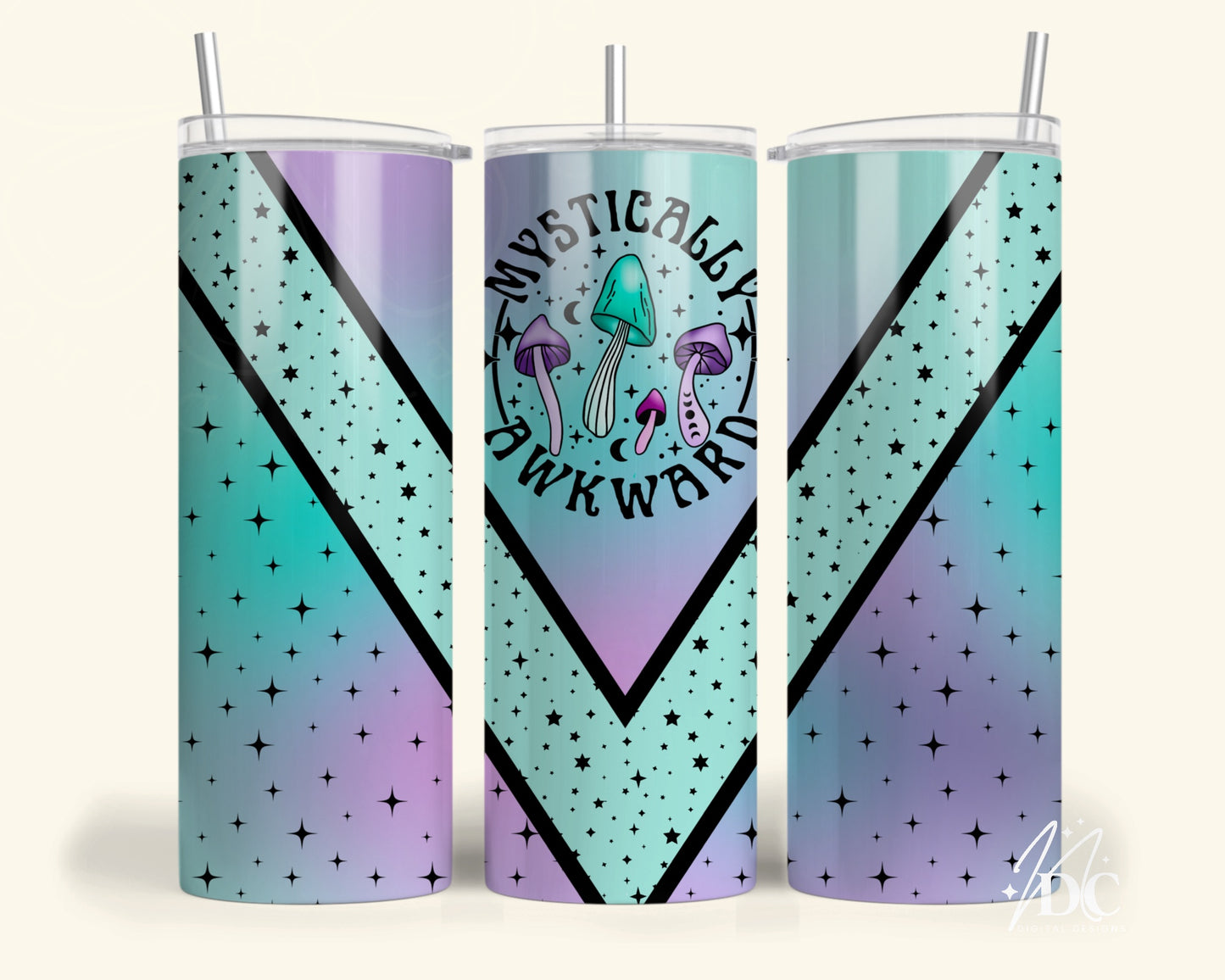 Mystically Awkward Tumbler Digital PNG