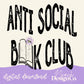 Anti Social Book Club Digital PNG