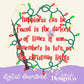 Magical Christmas Lights Digital PNG