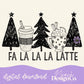 Fa La Latte Digital PNG