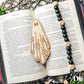 Floral Ghost Wood Bookmark