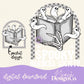 White Spooky Readers Society w/Pocket Digital PNG