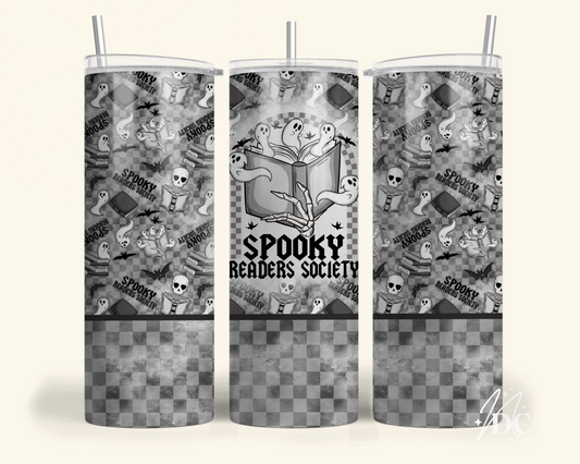 Spooky Readers Society Tumbler Digital PNG