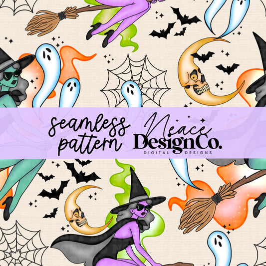 Season of the Witch Seamless 2 Scales Digital PNG