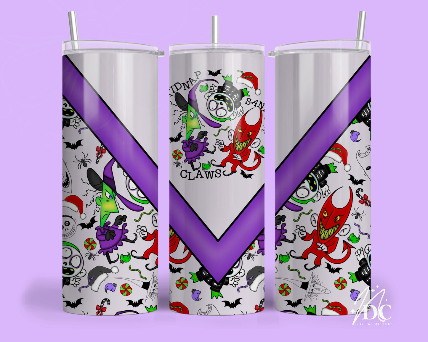 Kidnap Sandy Claws Tumbler Digital PNG