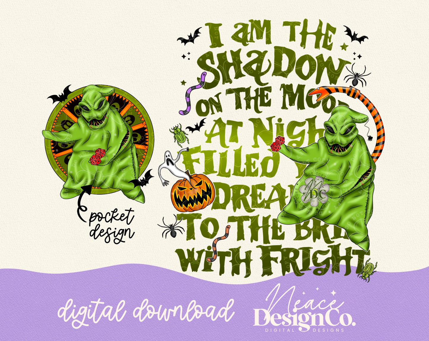 Oogie Boogie w/Pocket Combo Digital PNG