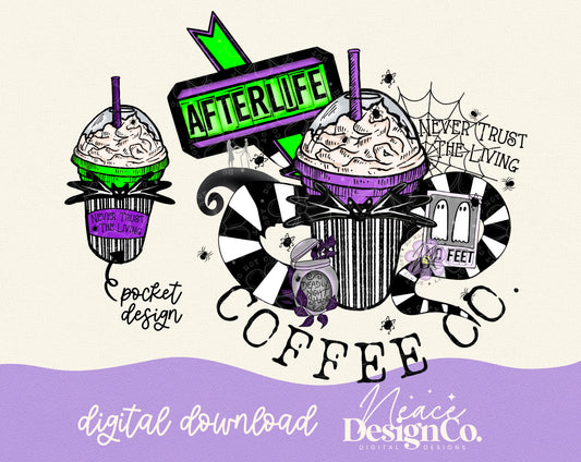 Afterlife Coffee Co. w/Pocket Combo Digital PNG