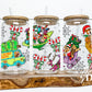 Hanna Barbera Christmas Glass Can Wrap Digital PNG