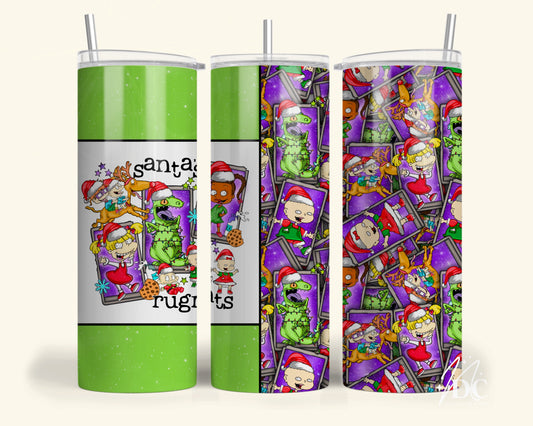 Santa's Rugrats Tumbler Digital PNG