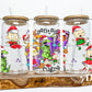 Santa's Rugrats Glass Can Wrap Digital PNG