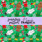 Christmas Building Blocks Seamless 2 Scales Digital PNG