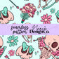 Teal Cupid Skeleton Seamless 2 Scales Digital PNG