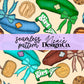 Girl Scout Seamless 2 Scales Digital PNG