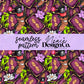 Dr. Facilier Tarot Floral Seamless Pattern Digital PNG