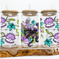 Ursula Floral Glass Can Wrap Digital PNG