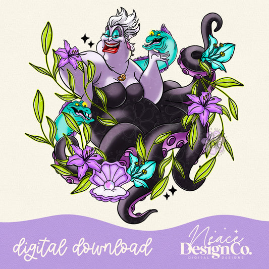 Ursula Floral Digital PNG