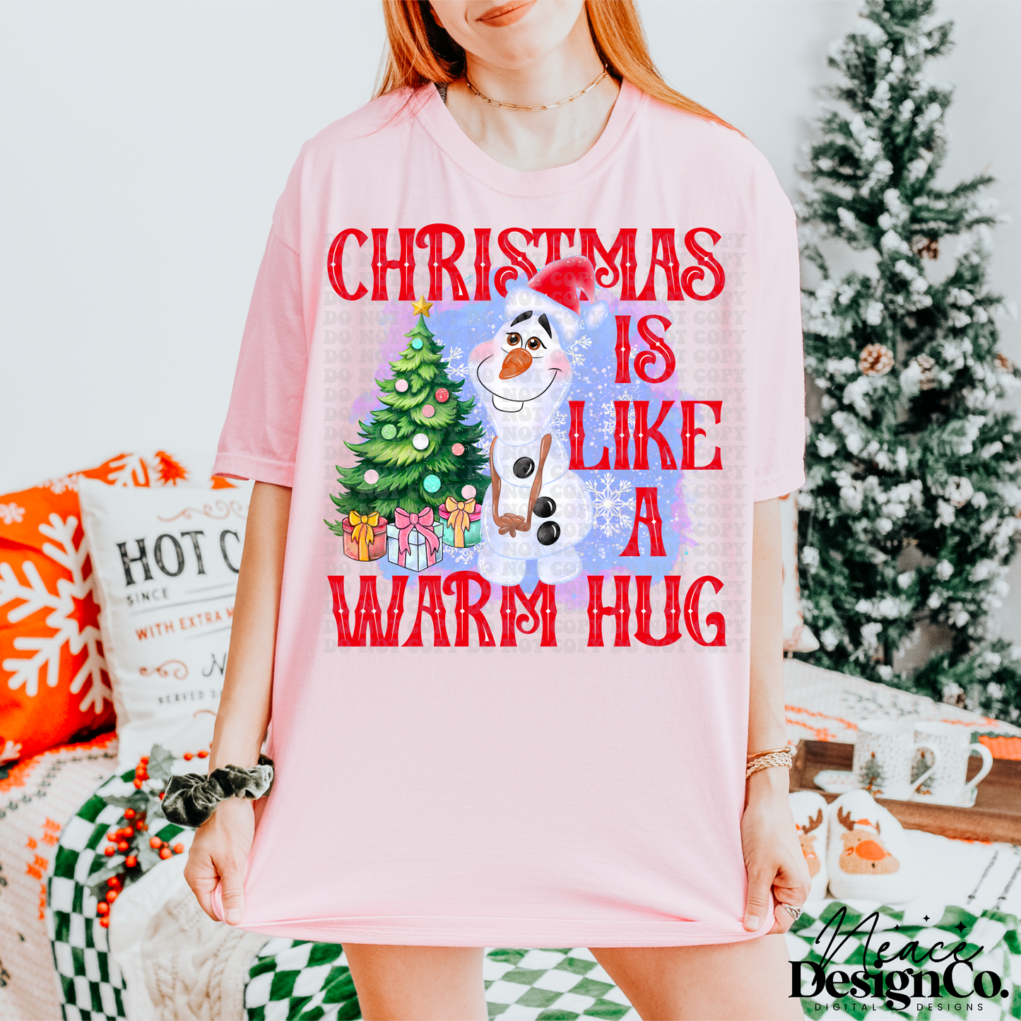 Christmas is Like a Warm Hug Digital PNG