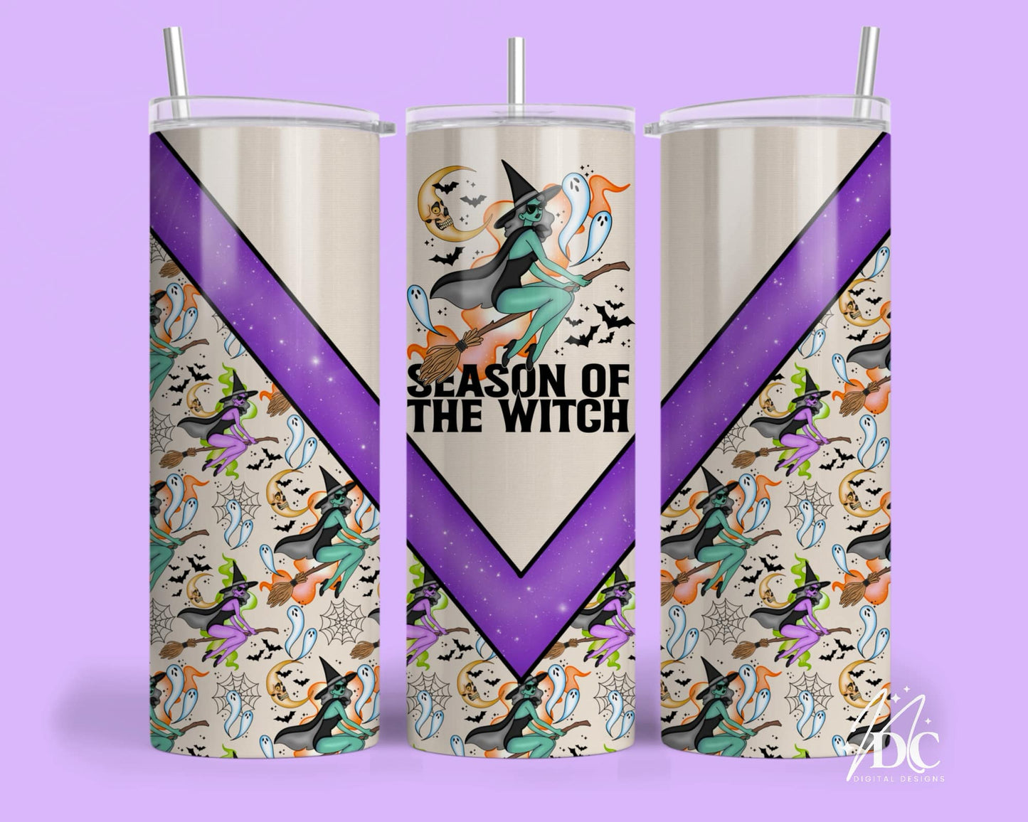 Season of the Witch Tumbler Digital PNG