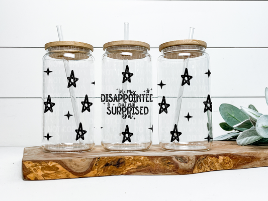 Disappointed But Not Surprised Era Stars 16oz Wrap Digital PNG