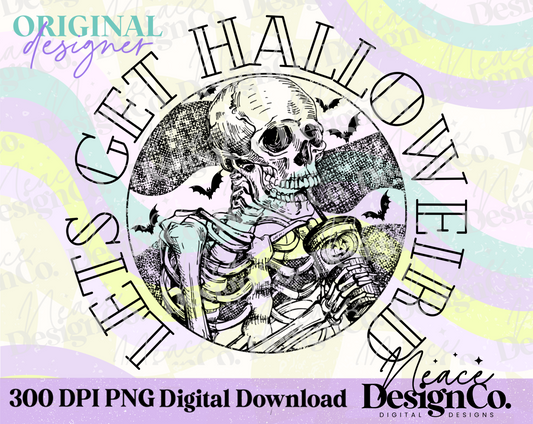 Lets Get Halloweird Digital PNG