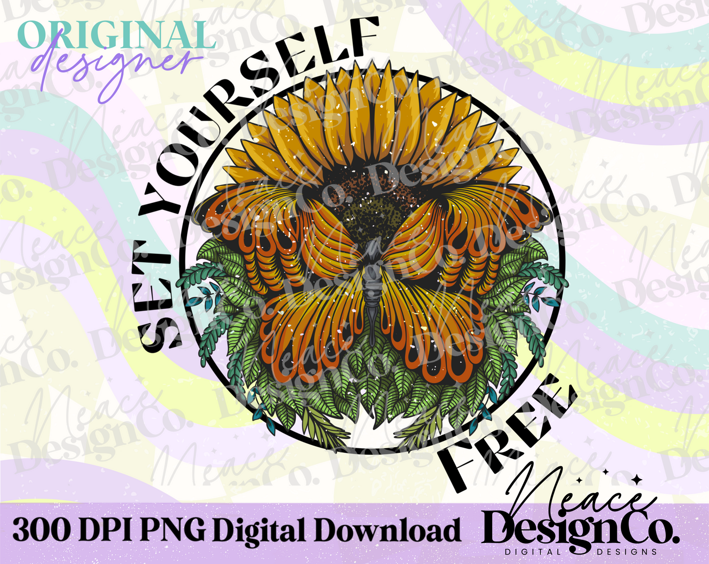 Set Yourself Free Digital PNG