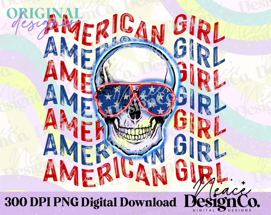 American Girl Digital PNG