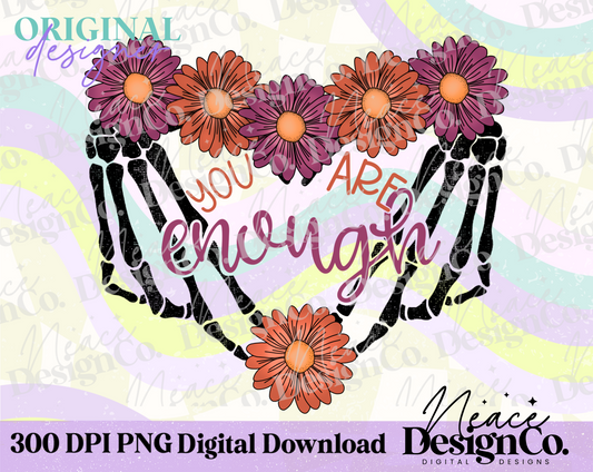 You Are Enough Color Digital PNG