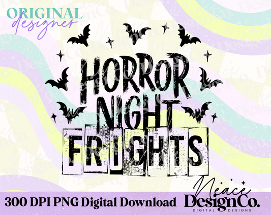 Horror Night Frights Digital PNG