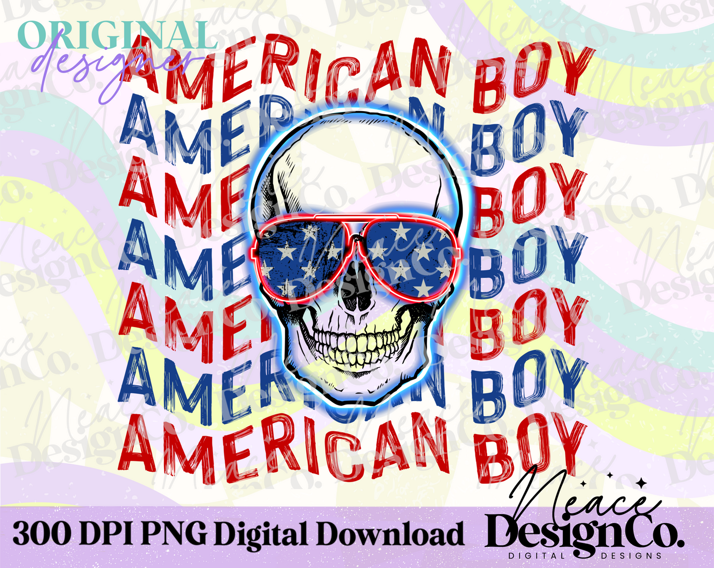 American Boy Digital PNG