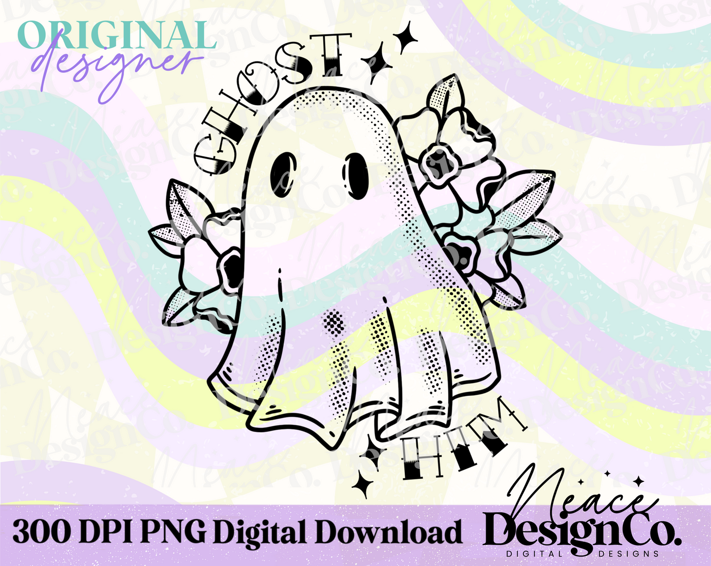 Ghost Him Digital PNG