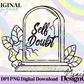 Self Doubt Tombstone Digital PNG