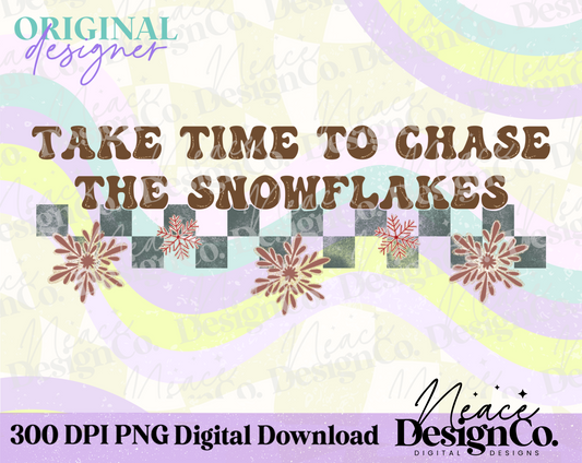 Chase Snowflakes Digital PNG