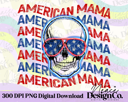 American Mama Digital PNG