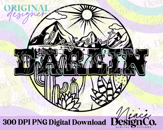 Desert Darlin Digital PNG