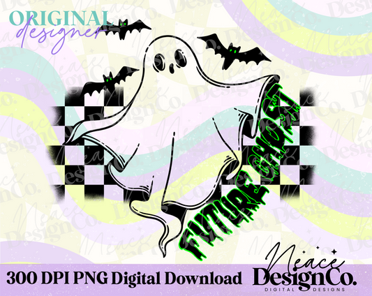 Future Ghost Color Digital PNG