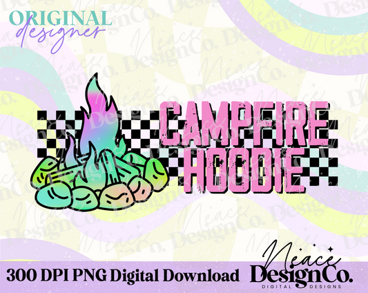 Campfire Hoodie Digital PNG