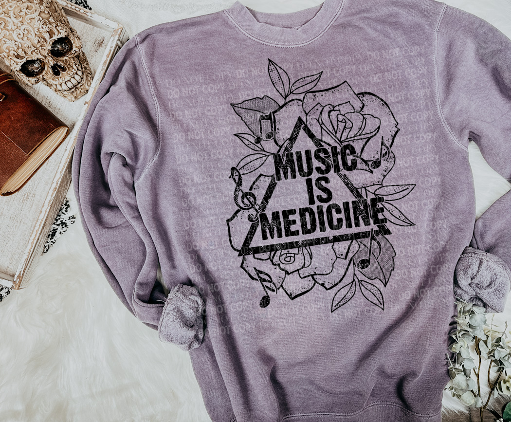Music is Medicine Digital PNG