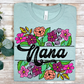 Nana Floral Digital PNG