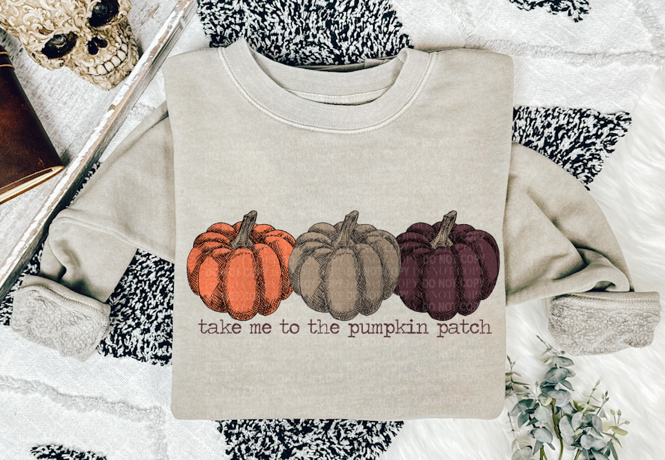 Take Me to the Pumpkin Patch Digital PNG