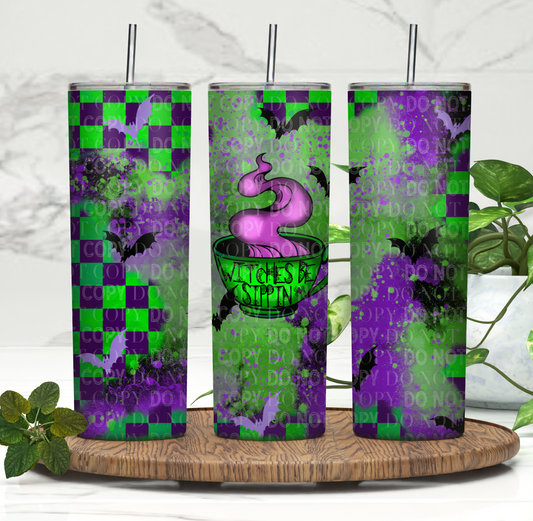 Witches Be Sippin Tumbler Digital PNG