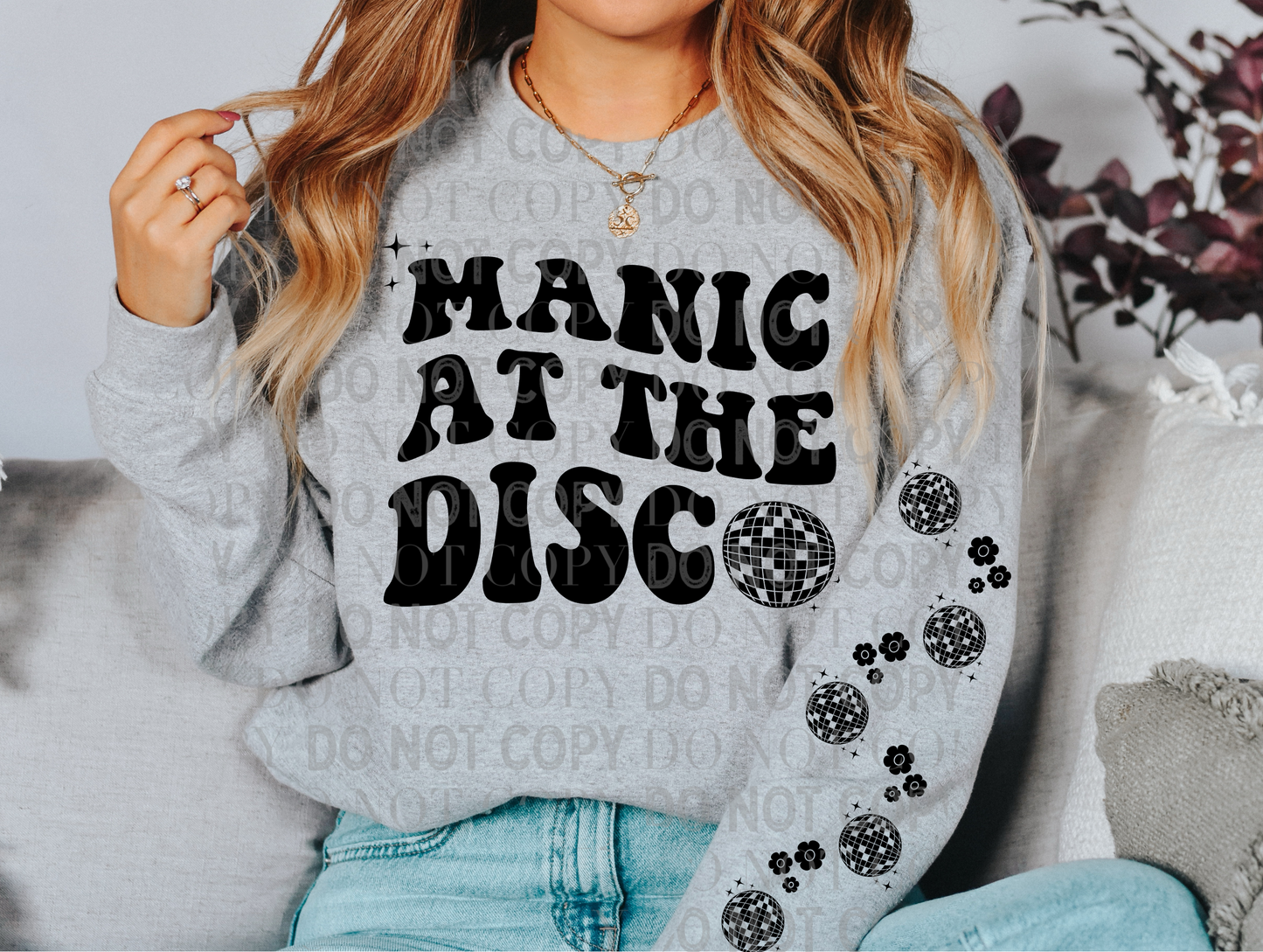 Manic at the Disco with Sleeve Digital PNG