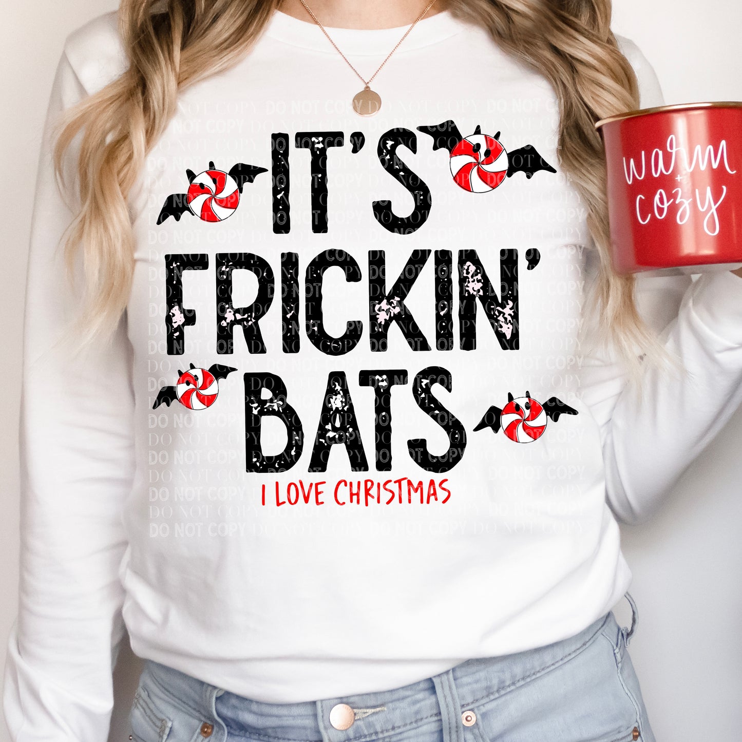 It’s Frickin Bats Christmas Digital PNG